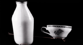 Milk Bottle & Cup