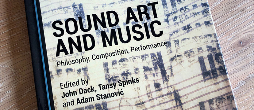 Sound Art and Music - book cover - front